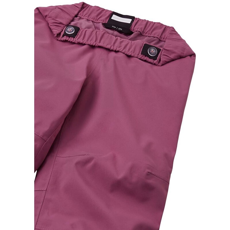 Παιδικό παντελόνι βροχής Reima Kaura χρώμα: μοβ
