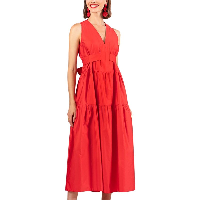MOUTAKI Φορεμα 24.07.44 red