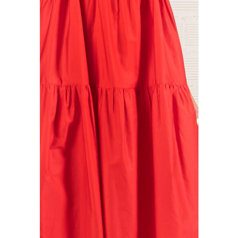 MOUTAKI Φορεμα 24.07.44 red