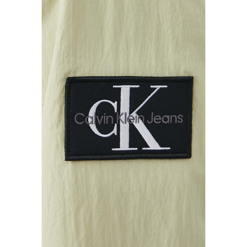 Μπουφάν Calvin Klein Jeans χρώμα: πράσινο