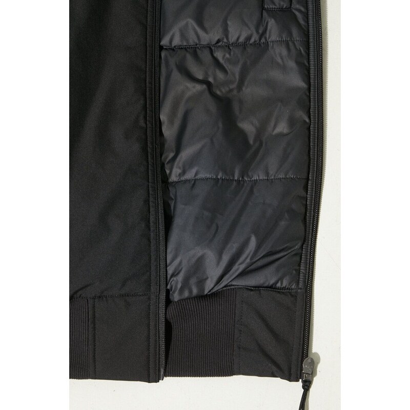 Μπουφάν bomber adidas Originals ανδρικό, χρώμα: μαύρο, IS5385