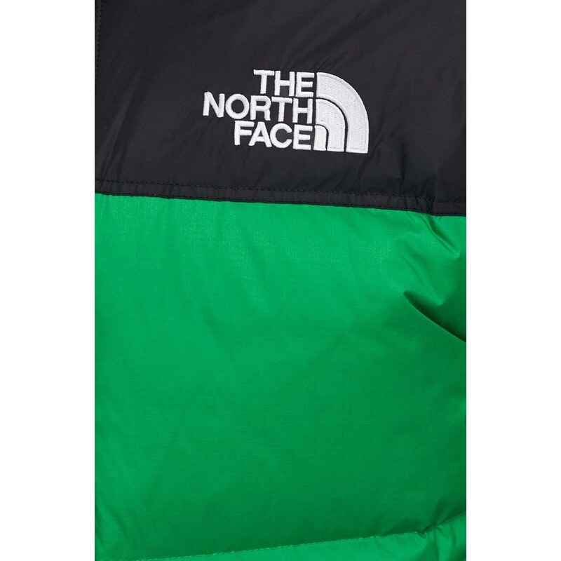 Μπουφάν με επένδυση από πούπουλα The North Face 1996 RETRO NUPTSE JACKET ανδρικό, χρώμα: πράσινο, NF0A3C8DPO81