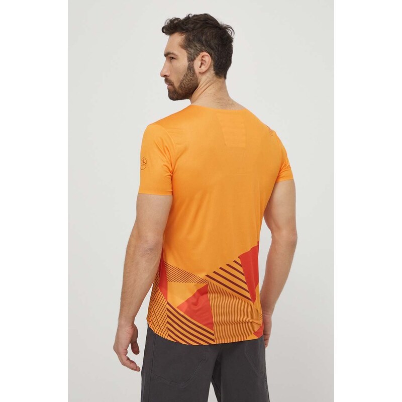Αθλητικό μπλουζάκι LA Sportiva Comp χρώμα: πορτοκαλί, F38102322