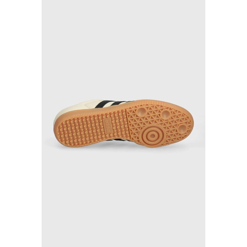 Δερμάτινα αθλητικά παπούτσια adidas Originals Samba OG χρώμα: μπεζ, ID0478