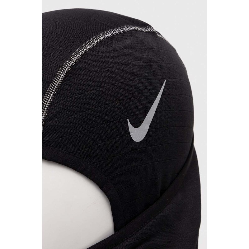 Μπαλακλάβα λαιμού Nike χρώμα: μαύρο