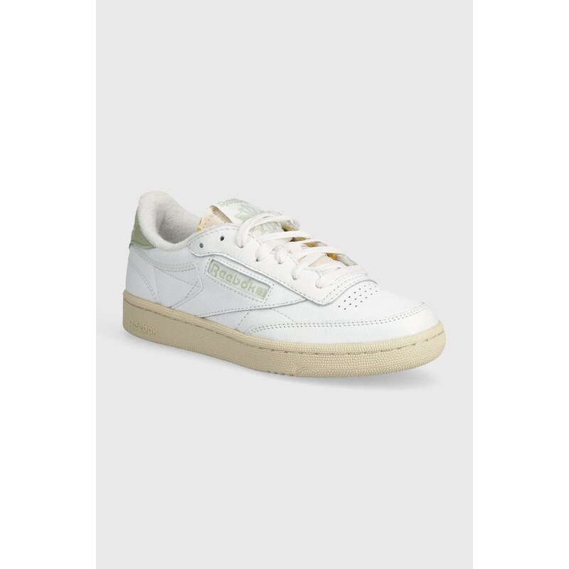 Δερμάτινα αθλητικά παπούτσια Reebok Classic Club C 85 Vintage χρώμα: άσπρο, 100074232