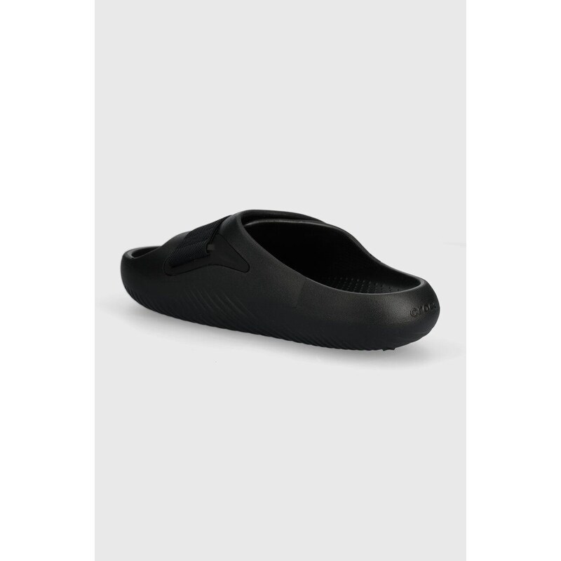 Παντόφλες Crocs Mellow Luxe Recovery Slide χρώμα: μαύρο, 209413