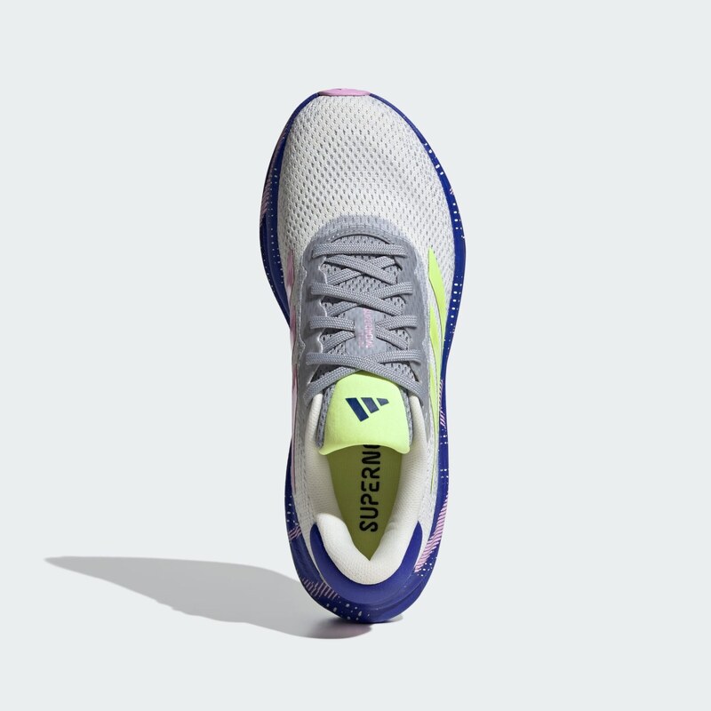 ADIDAS PERFORMANCE Παπούτσι για τρέξιμο 'SUPERNOVA STRIDE' μπλε / γκρι / πράσινο νέον / λευκό
