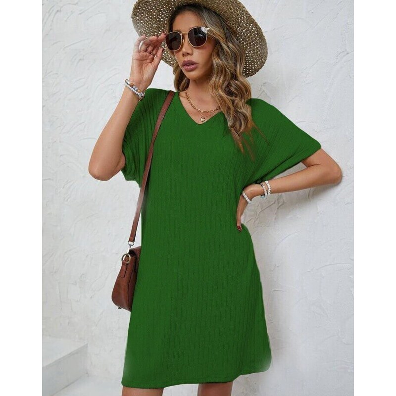 Creative Φόρεμα - κώδ. 30655 - πράσινος