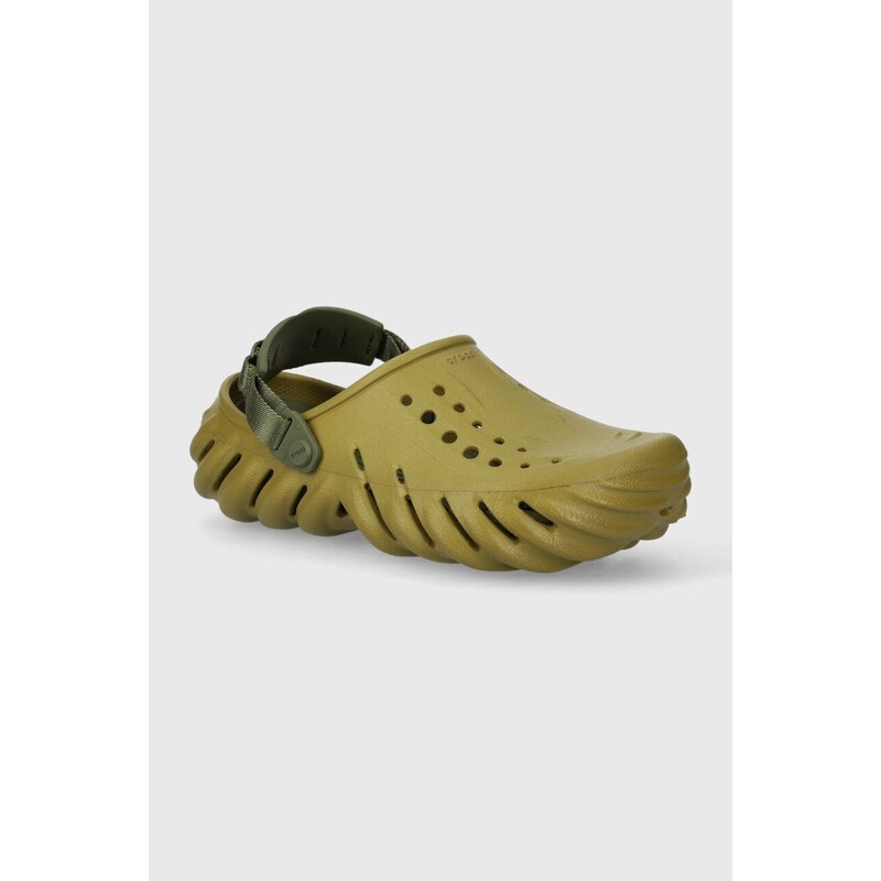 Παντόφλες Crocs X - (Echo) Clog χρώμα: πράσινο, 207937