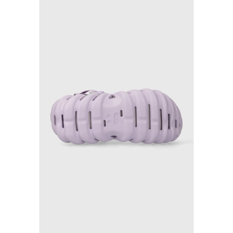 Παντόφλες Crocs X - (Echo) Clog χρώμα: μοβ, 207937