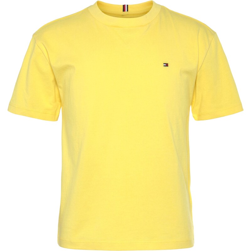 TOMMY HILFIGER Μπλουζάκι 'Essential' ναυτικό μπλε / κίτρινο / κόκκινο / λευκό