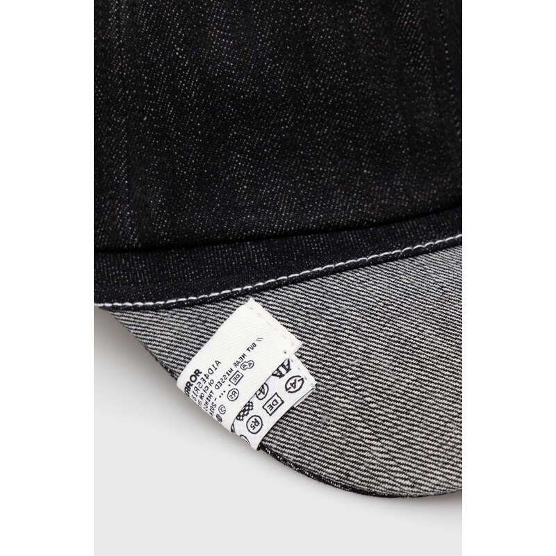 Τζιν καπέλο μπέιζμπολ Ader Error χρώμα: μαύρο, BN01SSHW0204
