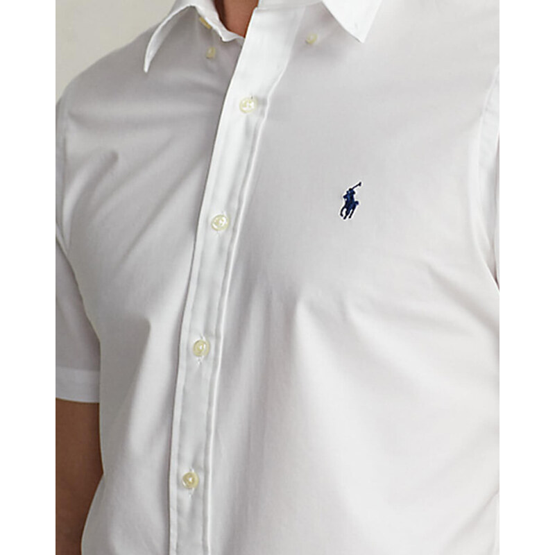 POLO RALPH LAUREN Πουκαμισο Cubdppcsss-Short Sleeve-Sport Shirt 710867700002 100 White