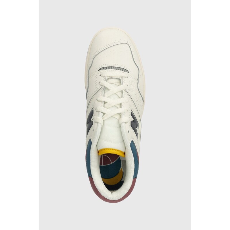 Δερμάτινα αθλητικά παπούτσια New Balance 550 χρώμα: άσπρο, BB550PGB