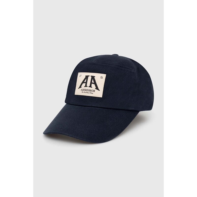 Βαμβακερό καπέλο του μπέιζμπολ Ader Error Cap χρώμα: ναυτικό μπλε, BN01SSHW0207