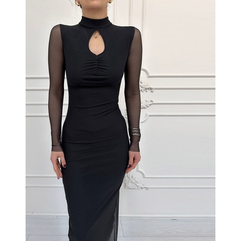 Creative Φόρεμα - κώδ. 23930 - 1 - μαύρο