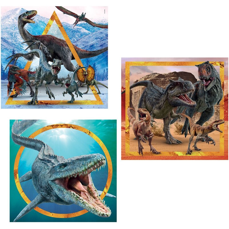 Clementoni Παιδικό Παζλ Super Color Jurassic World 3x48 τμχ 1200 25314 Glamigr 2245