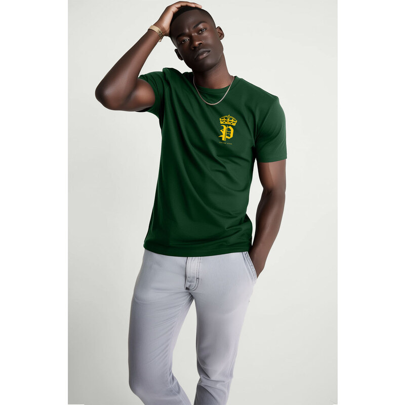 UnitedKind Royal Polo Club, T-Shirt σε πράσινο χρώμα