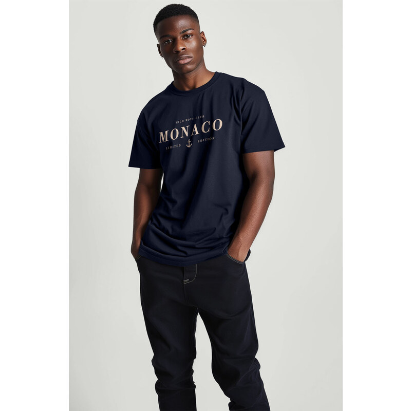 UnitedKind Monaco, T-Shirt σε μπλε χρώμα