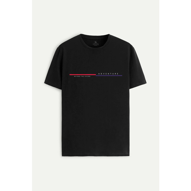 UnitedKind New Adventure, T-Shirt σε μαύρο χρώμα