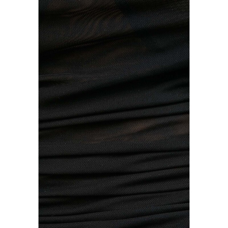 Κορμάκι Guess ALIVIA χρώμα: μαύρο, W4GP32 KBAH2