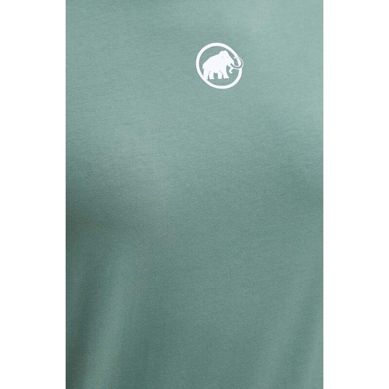 Μπλουζάκι Mammut Seon χρώμα: πράσινο