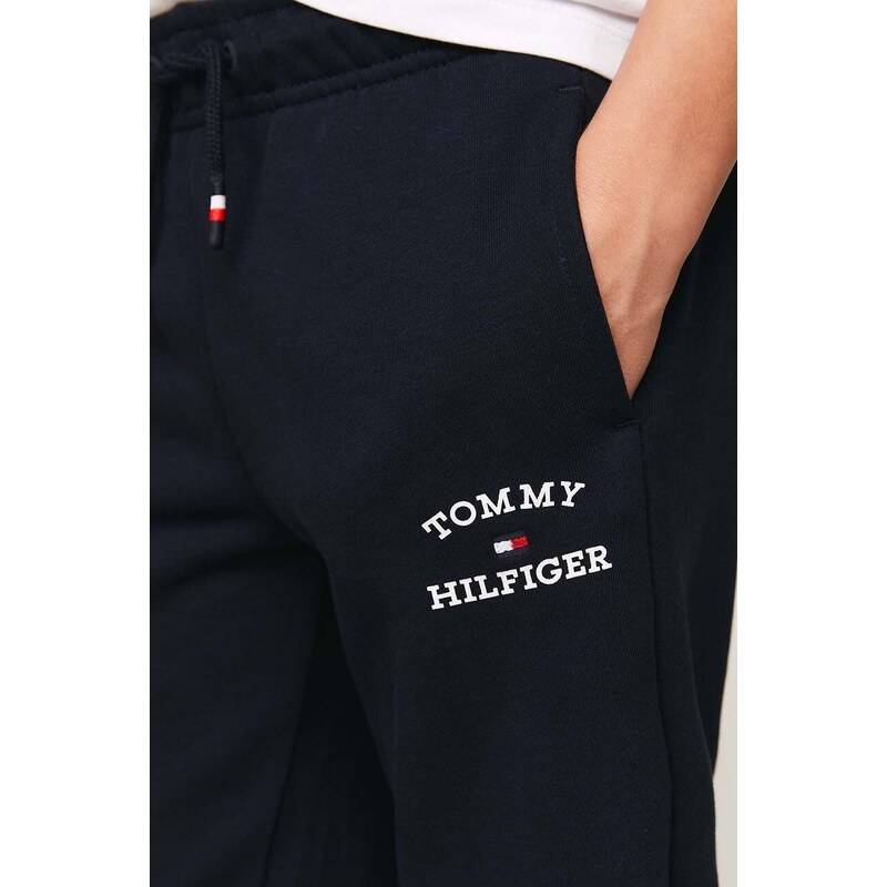Παιδικό φούτερ Tommy Hilfiger χρώμα: μαύρο
