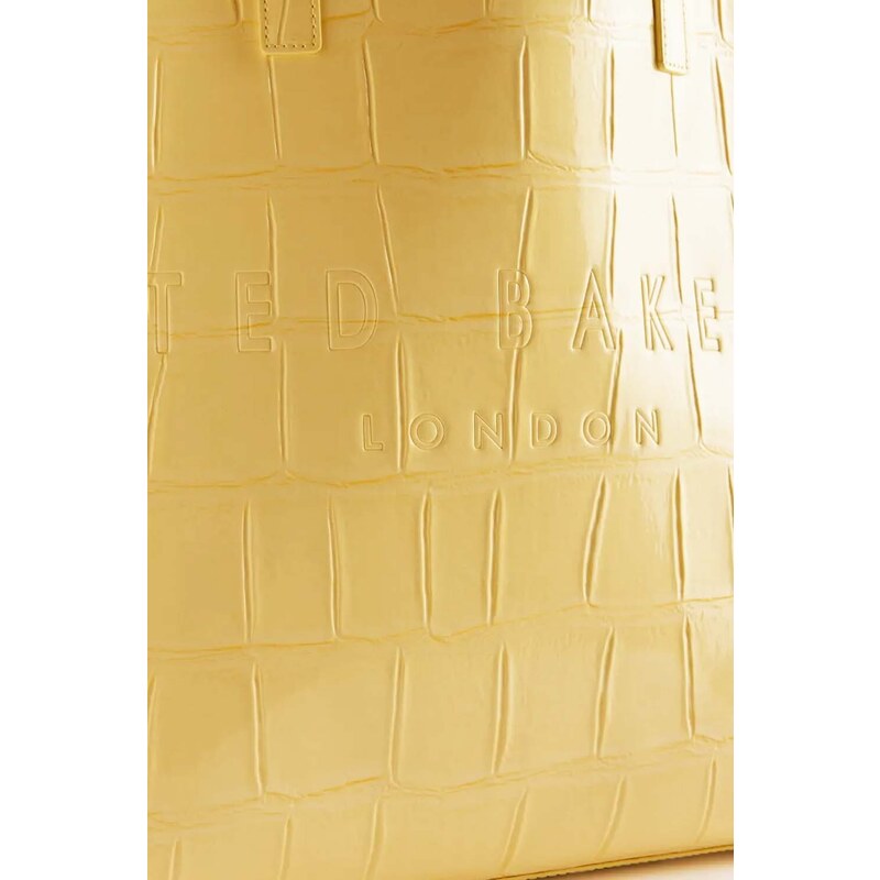 TED BAKER Τσαντα Croccon Imitation Croc Large Icon Bag 253518 lt-yellow