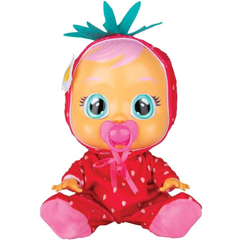 Λαμπάδα Cry Babies Κλαψουλίνια Tutti Frutti Ella - Διαδραστική Κούκλα Φράουλα - Αληθινά Δάκρυα