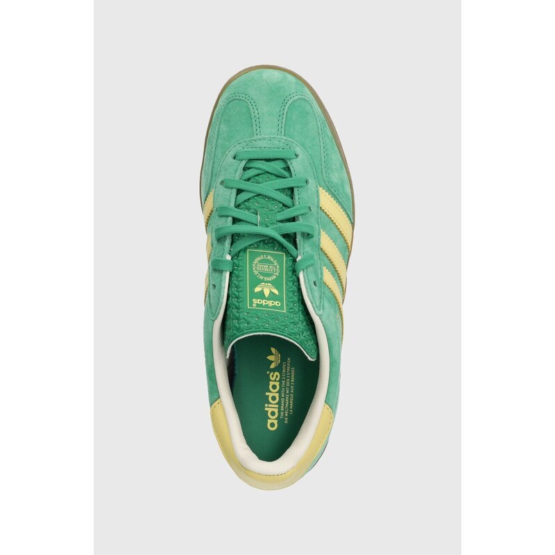 Αθλητικά adidas Originals Gazelle Indoor χρώμα: πράσινο, IH7500