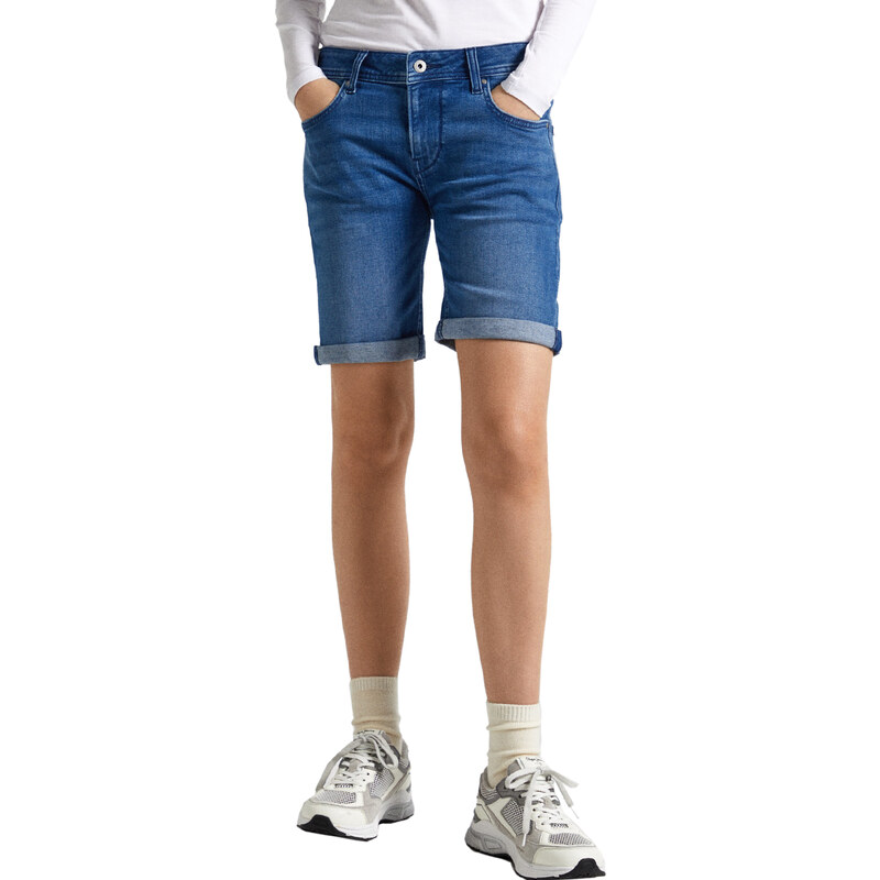 PEPE JEANS SLIM DENIM ΣΟΡΤΣ ΓΥΝΑΙΚEIO PL801120HU6-000