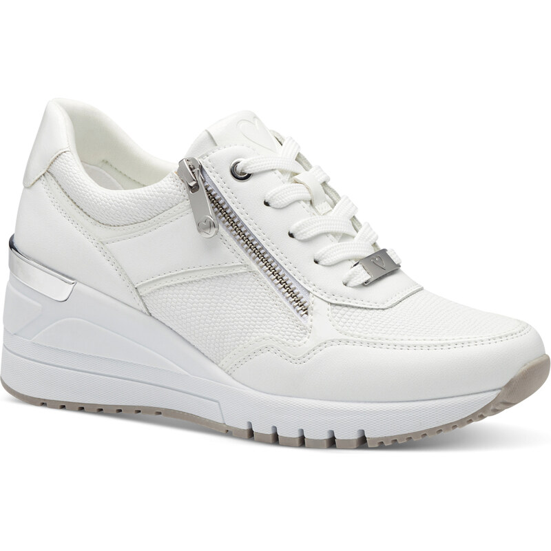 Marco Tozzi Vegan White Ανατομικά Sneakers Λευκά (2-23743-42 100)