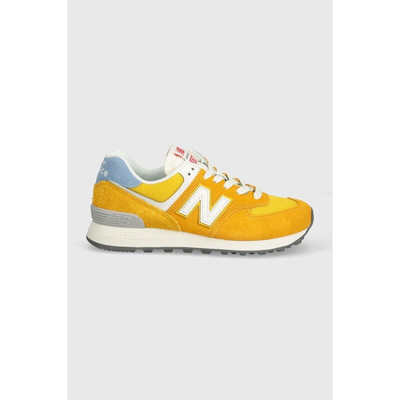 Αθλητικά New Balance 574 χρώμα: κίτρινο, WL574YJ2