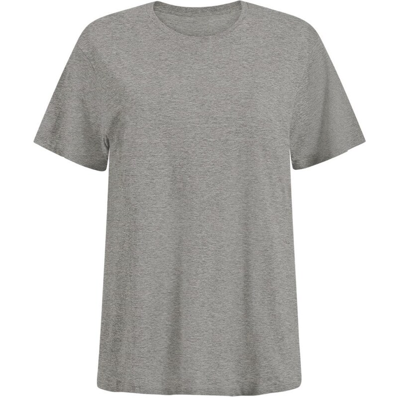 Celestino Unisex μελανζέ t-shirt με βαμβάκι γκρι για Γυναίκα