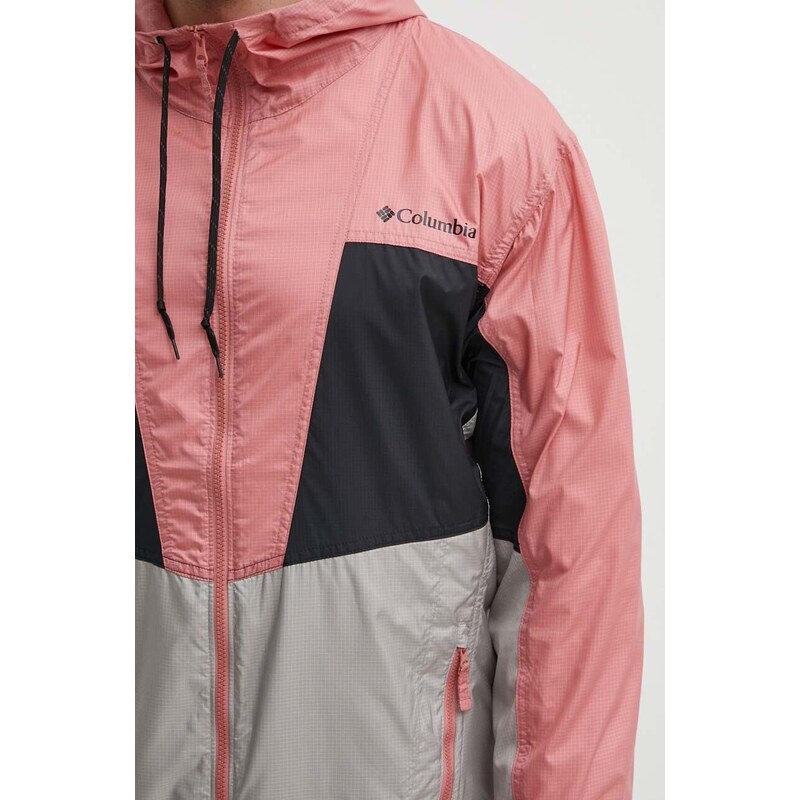 Μπουφάν Columbia Trail Traveler χρώμα ροζ, 2036873 2036873