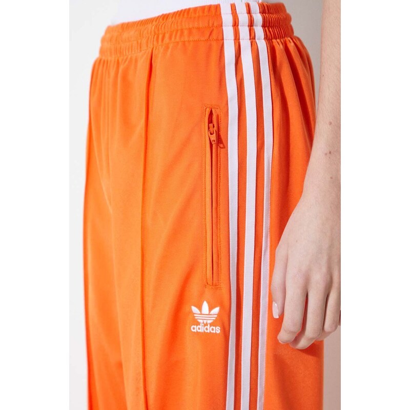 Παντελόνι φόρμας adidas Originals χρώμα: πορτοκαλί, IP0640