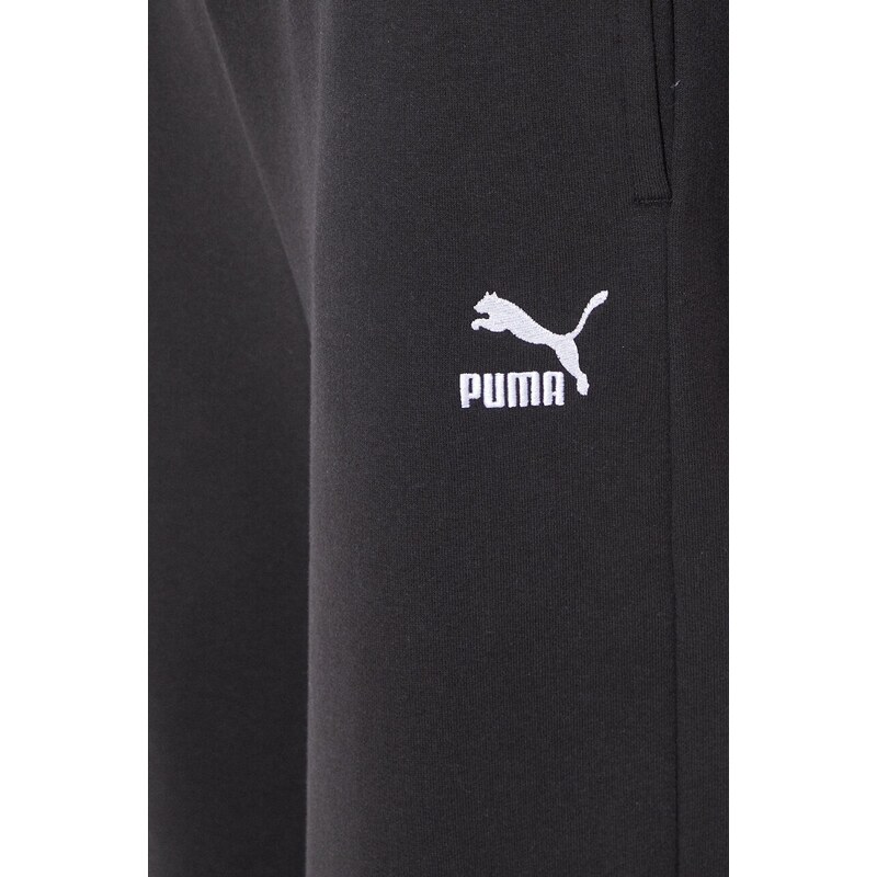 Βαμβακερό παντελόνι Puma BETTER CLASSIC χρώμα: μαύρο, 624235