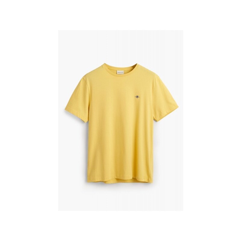 Ανδρικές Μπλούζες Reg.Ss Κίτρινο Βαμβάκι GANT