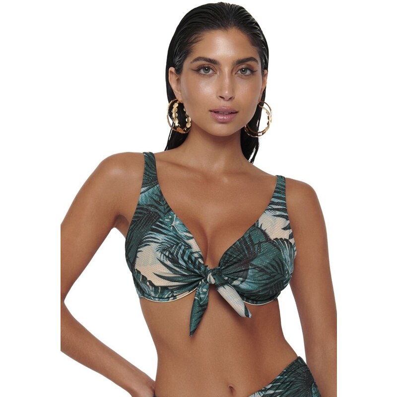 Γυναικείο Μαγιό Bluepoint Bikini Top “Botanical D-Tox” Cup D