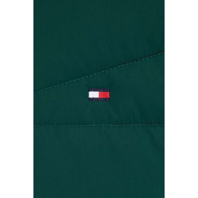 Μπουφάν Tommy Hilfiger χρώμα: πράσινο, MW0MW34406