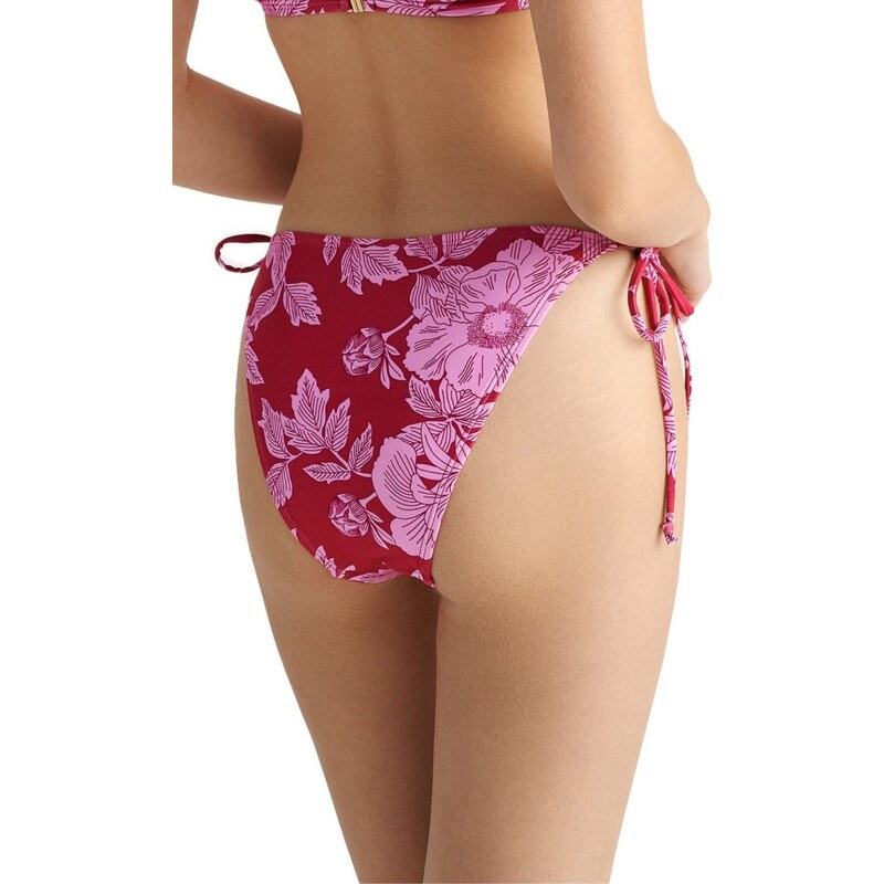 Γυναικείο Μαγιό BLU4U Bikini Bottom “Couture Bloom” Με Κορδονάκια