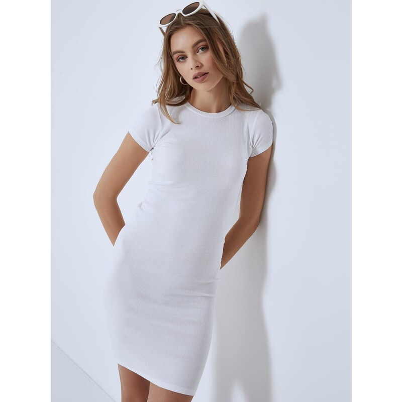 Celestino Mini ριπ φόρεμα λευκο για Γυναίκα