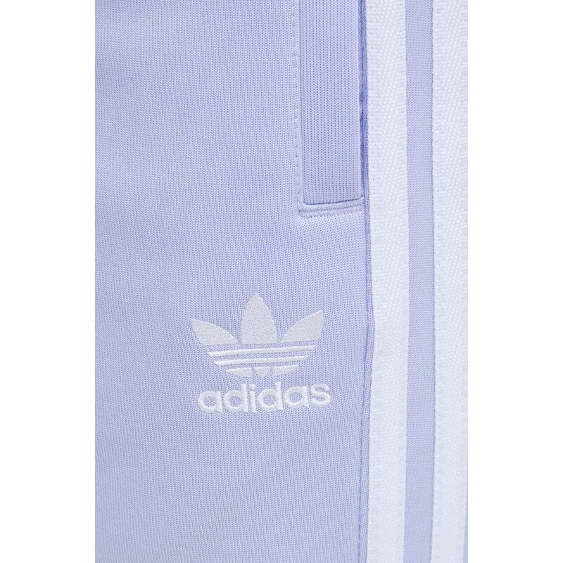 Παντελόνι φόρμας adidas Originals χρώμα: μοβ, IR9879