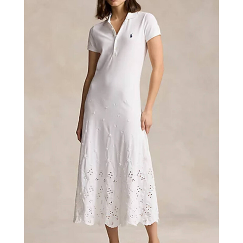 Γυναικείο Κοντομάνικο Φόρεμα Polo Ralph Lauren - Eyelt Jle Dr