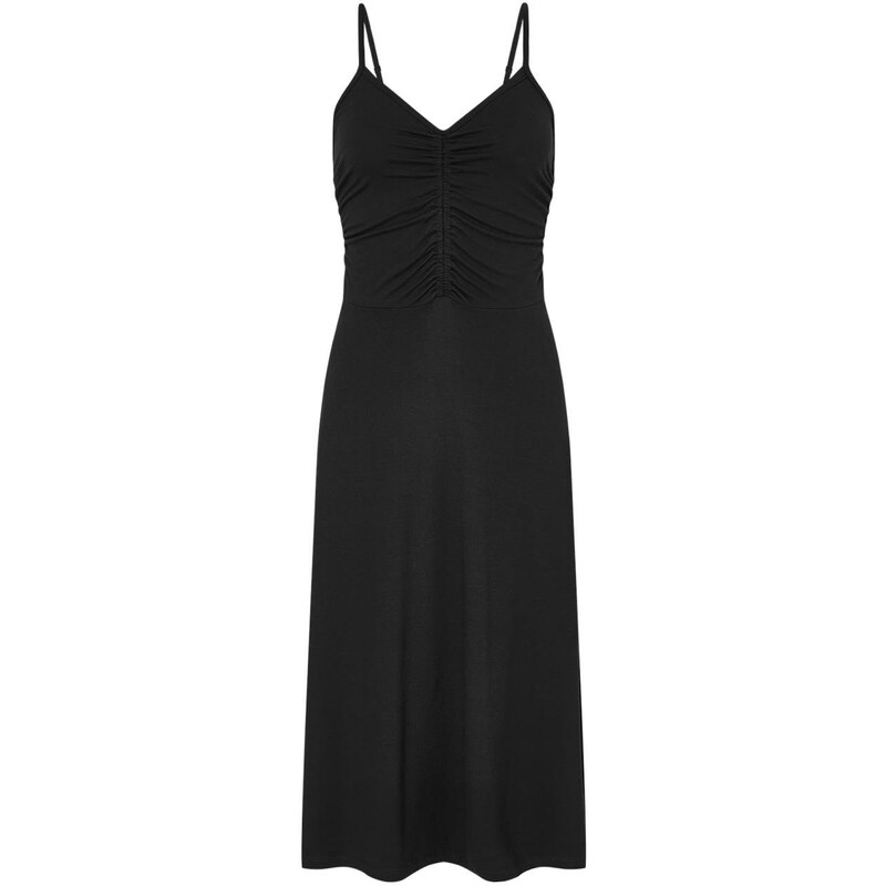 Celestino Φόρεμα με σούρα μαυρο για Γυναίκα