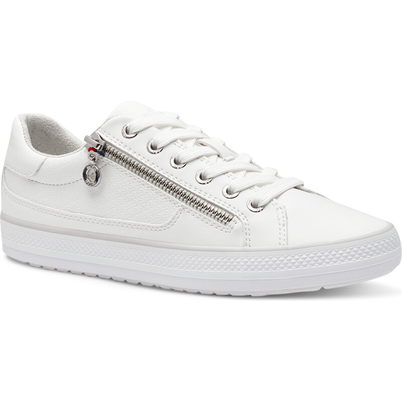 S. Oliver White Γυναικεία Ανατομικά Sneakers Λευκά (5-23615-42 100)