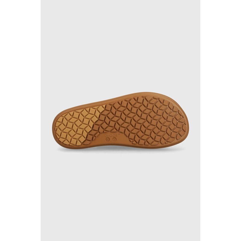Σανδάλια Crocs Brooklyn Luxe Strap χρώμα: μπεζ, 209407.2U3