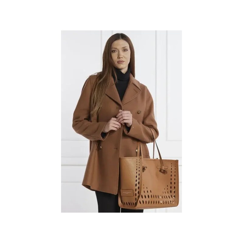 GIANNI CHIARINI Δερμάτινη τσάντα shopper + τσαντάκι