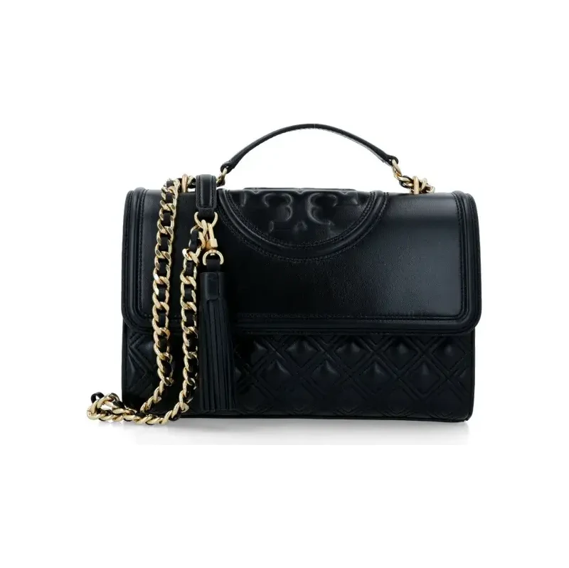 TORY BURCH Δερμάτινη τσάντα ώμου FLEMING